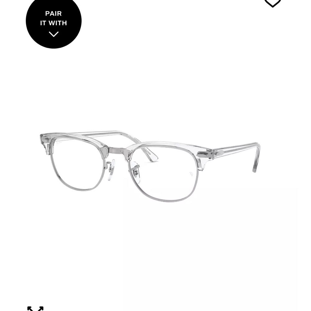 Unisex Rayban clubmaster eyeglasses